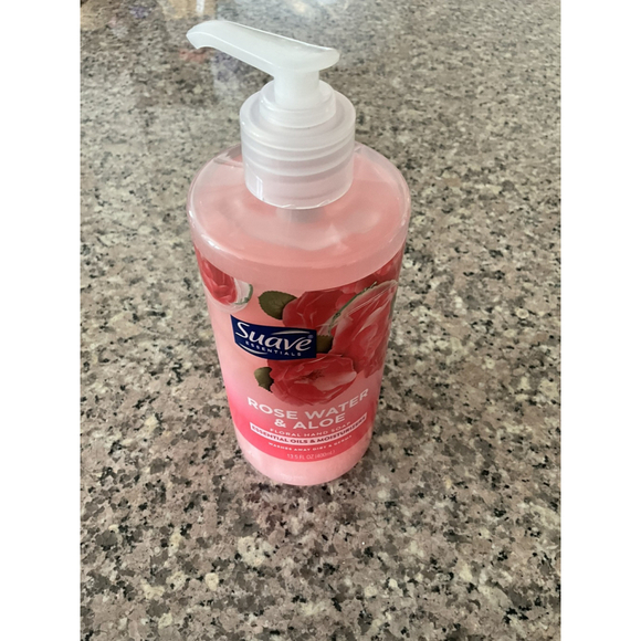 Suave Essentials Rosewater & Aloe Soothing Hand Soap 13.5oz ROSE Scent - Picture 1 of 6